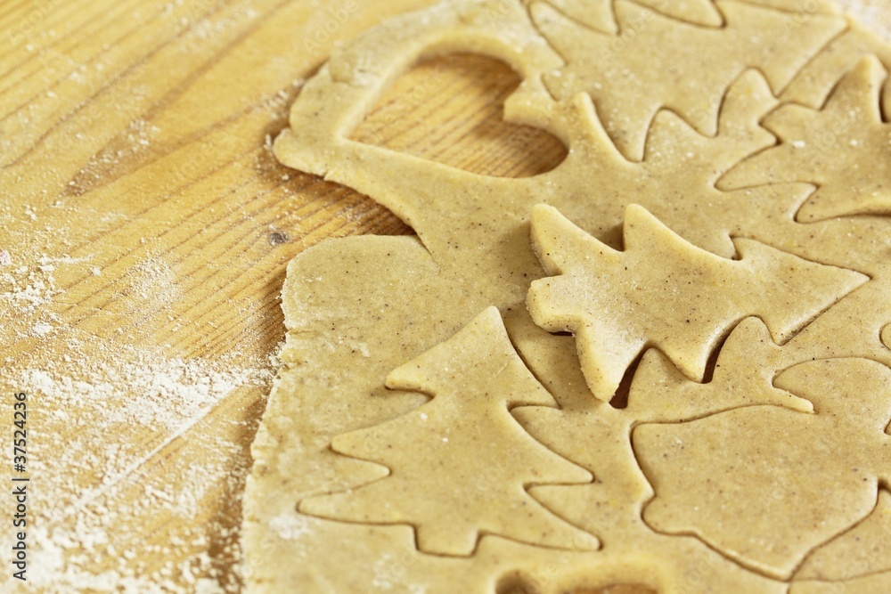 Baking Christmas cookies Baking Christmas cookies