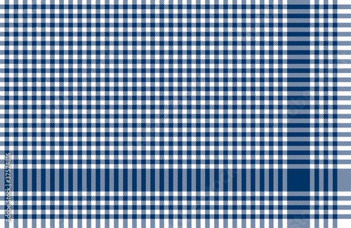 Karo Tischdecken Muster BLAU