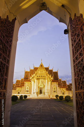 benchamabophit temple of Bangkok Thailand © wachararwish
