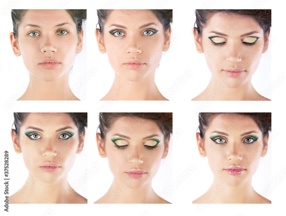 Naklejka premium Professional makeup series photo