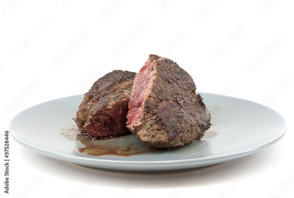 Rare steak