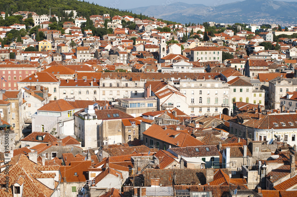 Split's rooftops