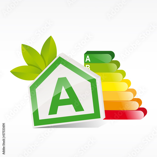 illustration, bilan énergétique,maison