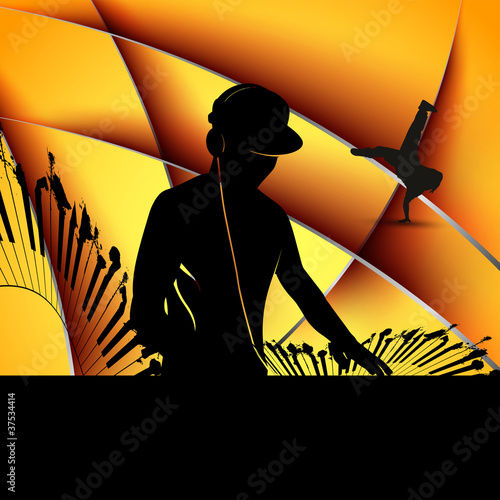 Music poster or ticket design
