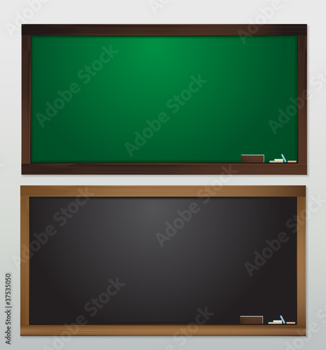 Blank Blackboard Vector template