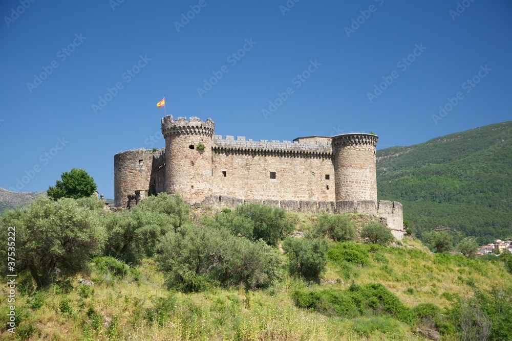 spanish castle landscape