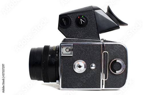 Old clssic medium format camera photo