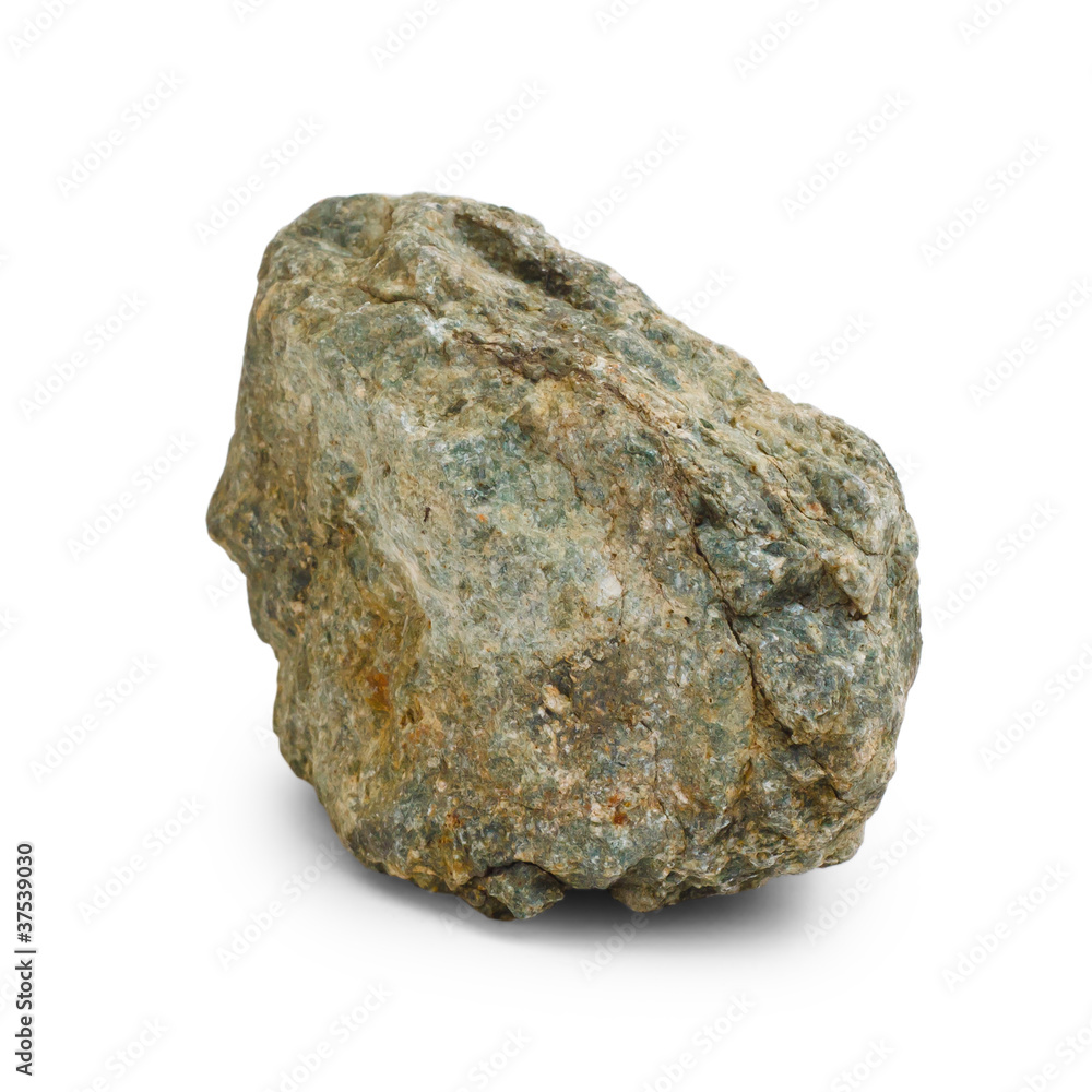 old stone granite isolated on white background old stone granite isolated on white background