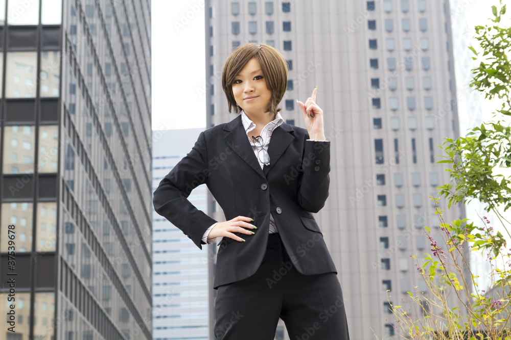 Beautiful business woman