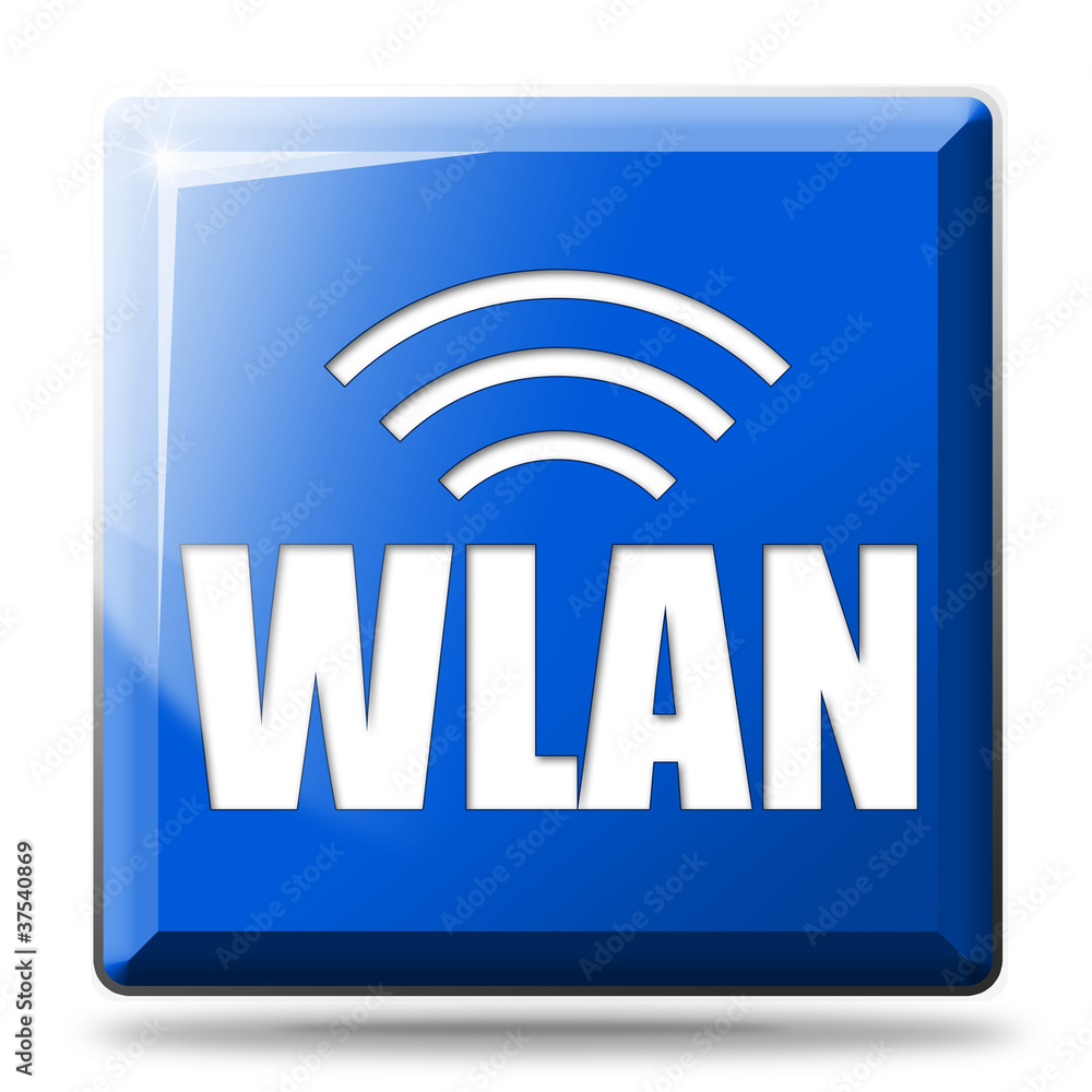 WLAN Button, Icon WLAN Button, Icon