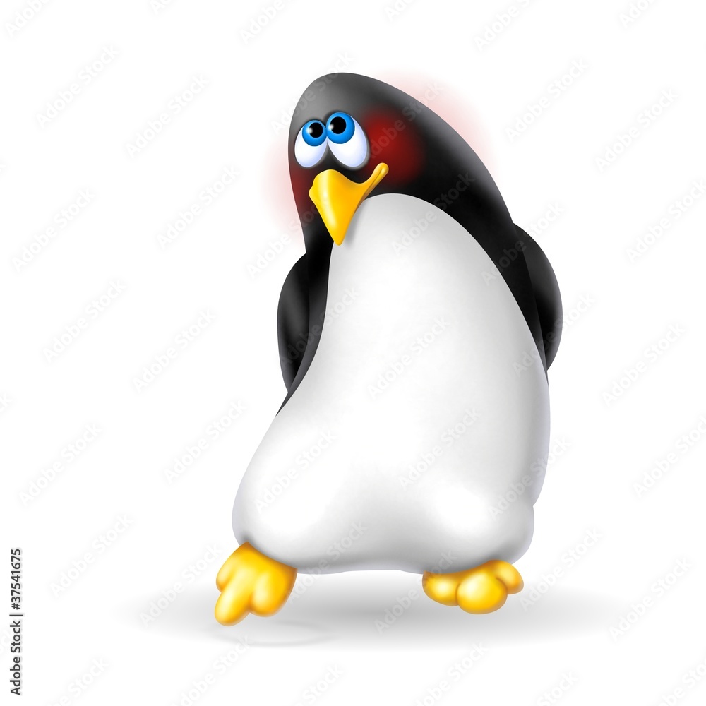Obraz premium pinguino timido