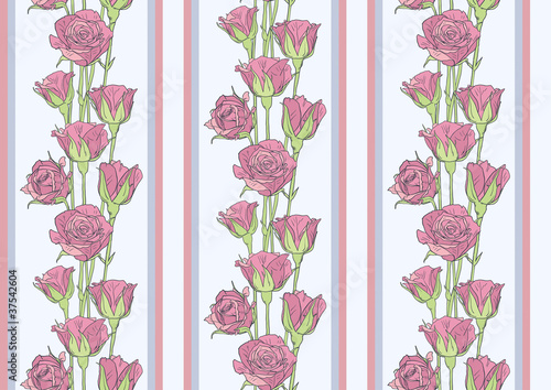 Seamless roses wallpaper