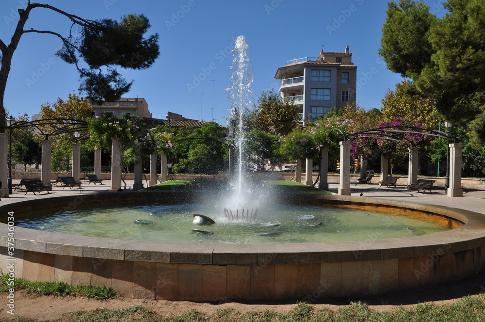 Springbrunnen in Palma, Mallorca