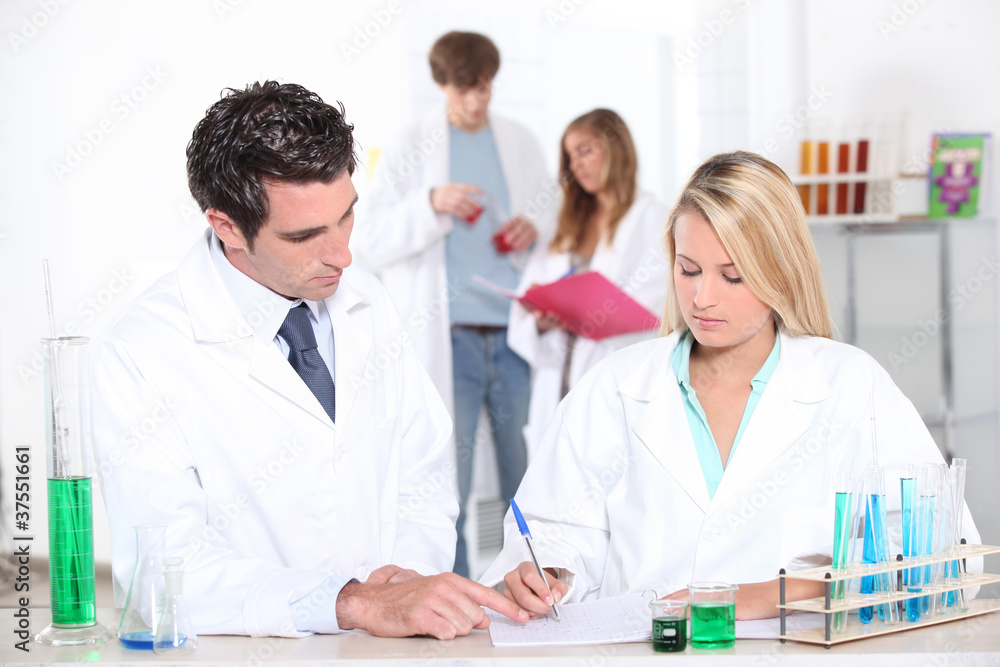 Fototapeta premium picture of a classroom