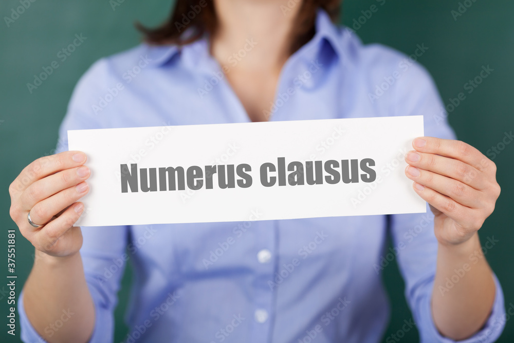 numerus clausus numerus clausus