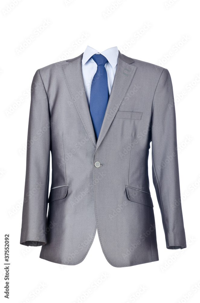Male suit isolated on the white Male suit isolated on the white
