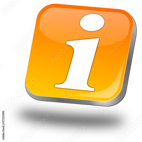Button mit Information Symbol