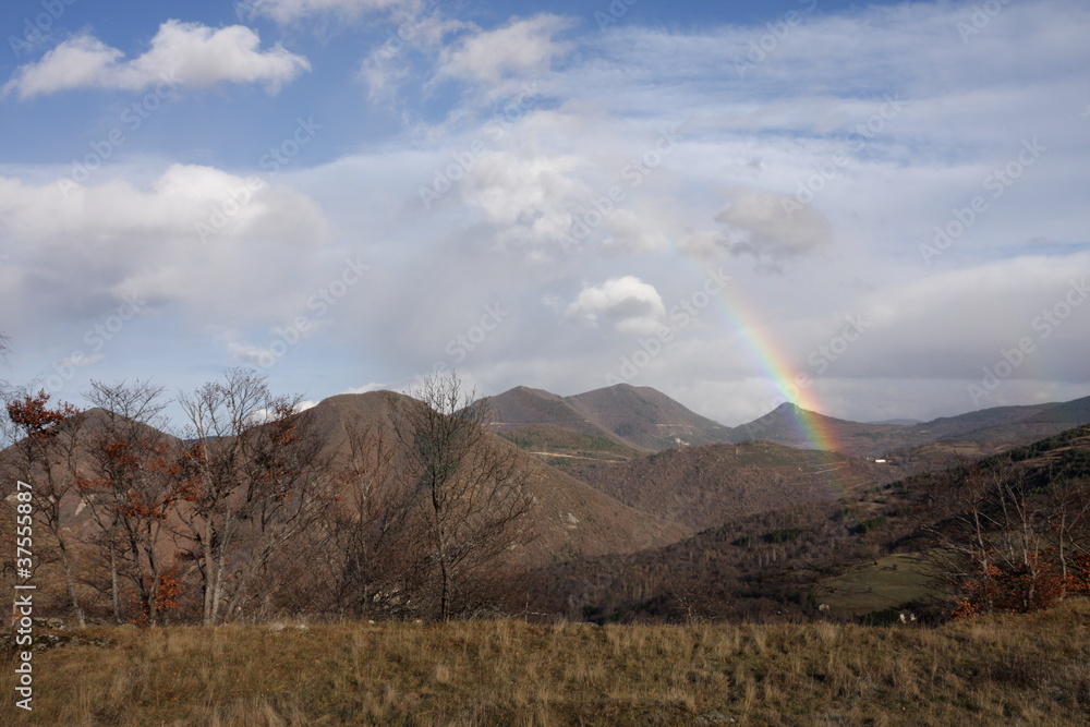 Arc en ciel,Pyrénées ariègeoises