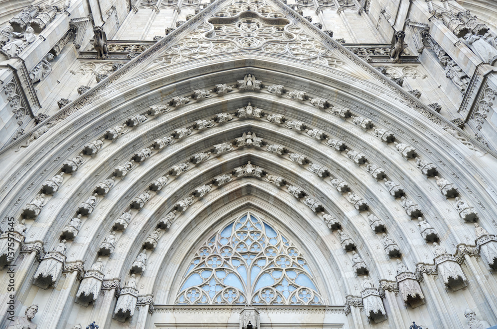 Fototapeta premium cathedral of Barcelona