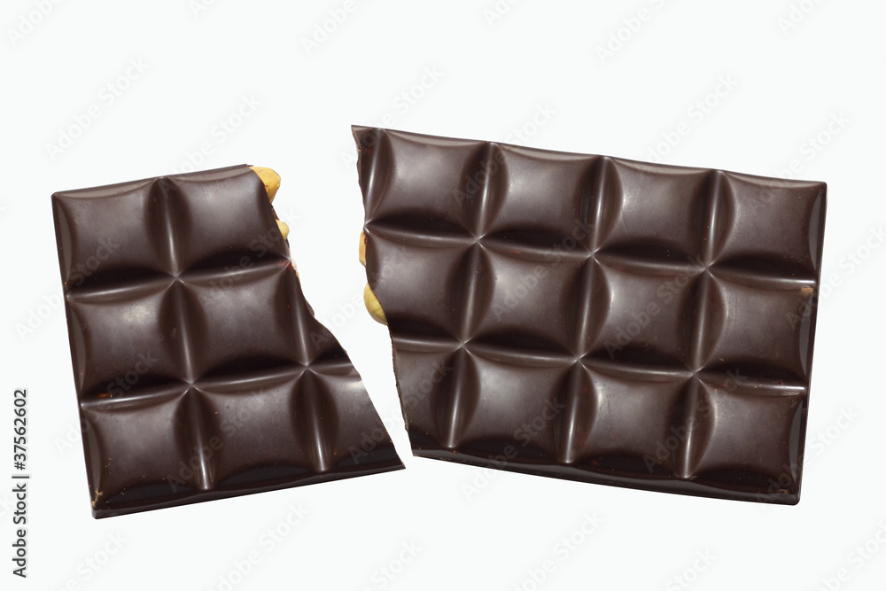 Naklejka premium dark chokolate bar