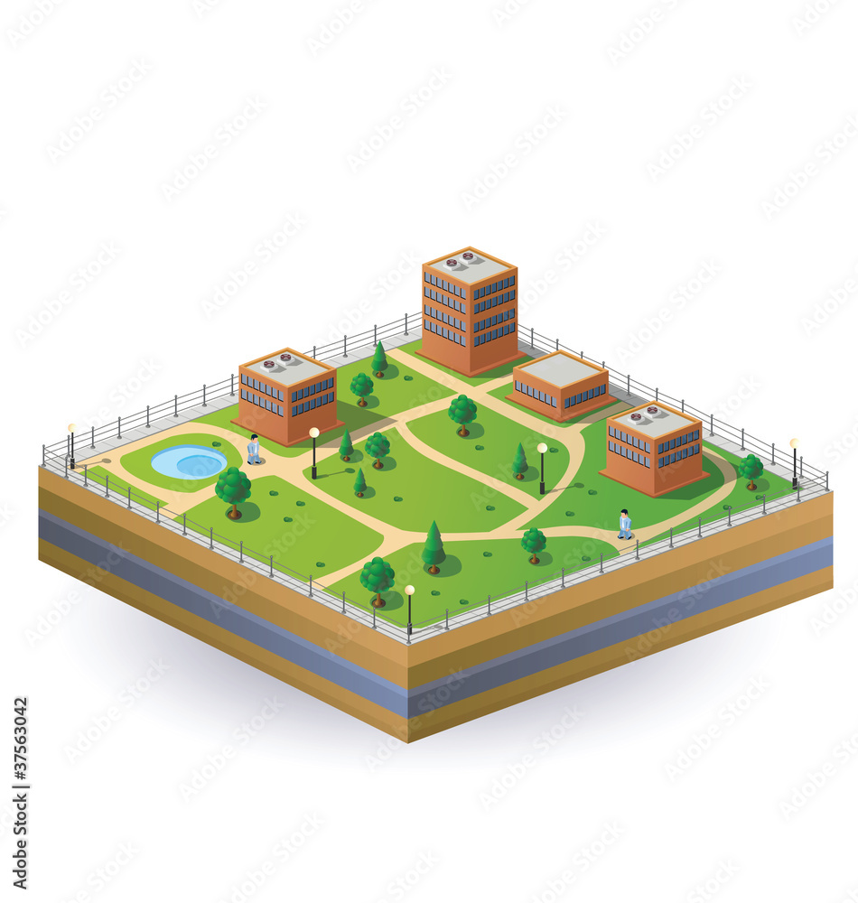 Isometric image Isometric image