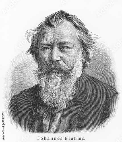 Plakat Johannes Brahms