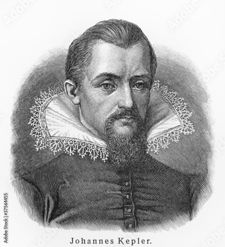 Print op canvas Johannes Kepler