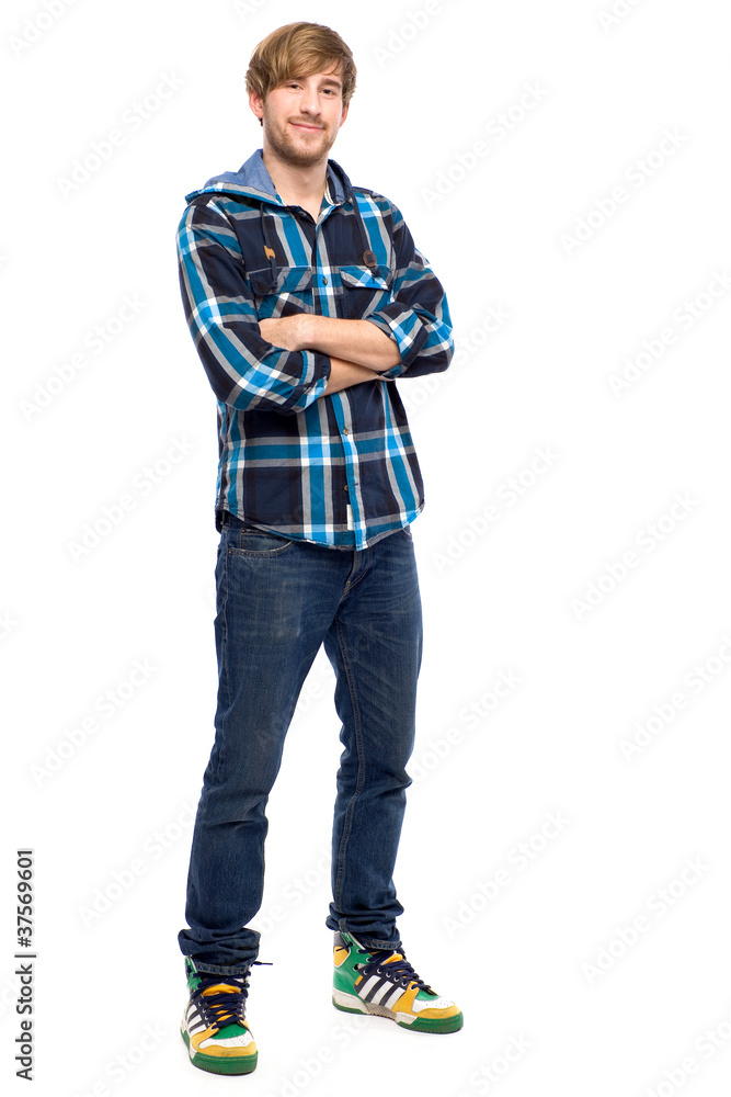 Casual young guy Casual young guy