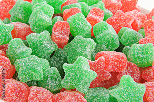 Canvas Print Christmas gumdrops