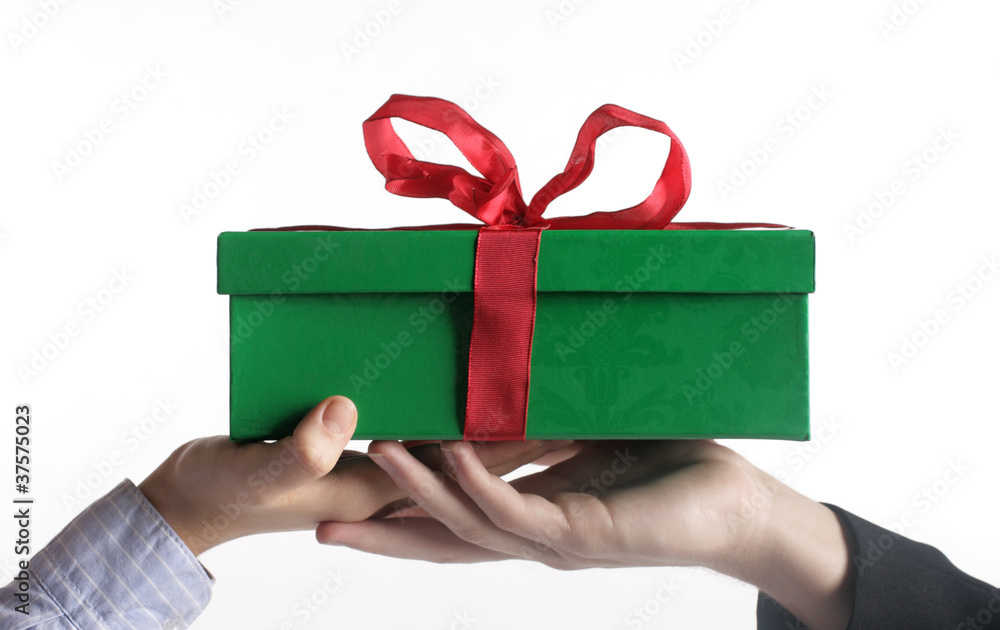two hands with the gift two hands with the gift