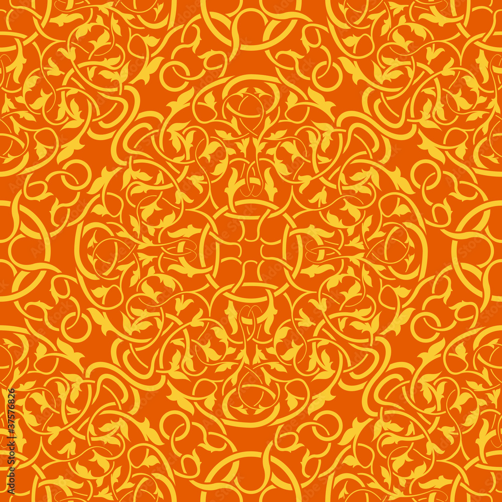 Orange seamless wallpaper pattern Orange seamless wallpaper pattern