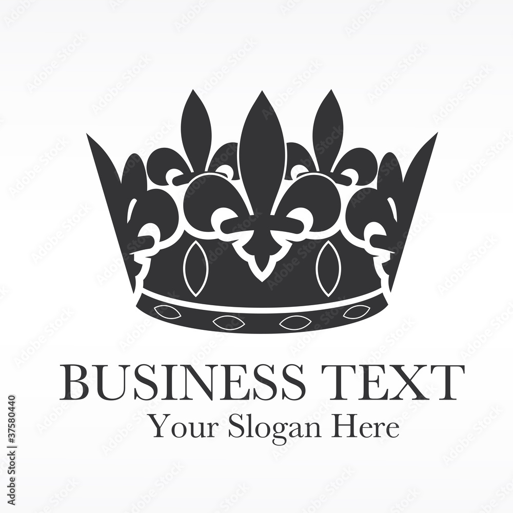 Fototapeta premium logo couronne