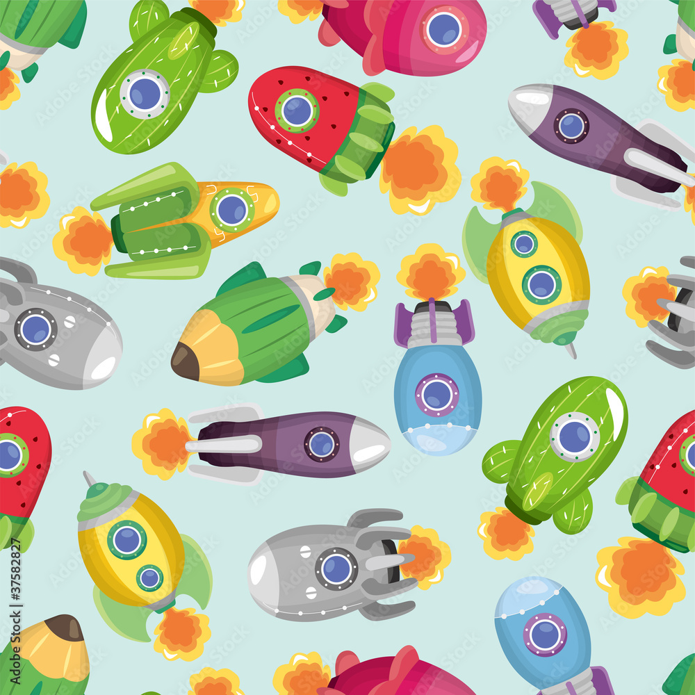 seamless spaceship pattern seamless spaceship pattern