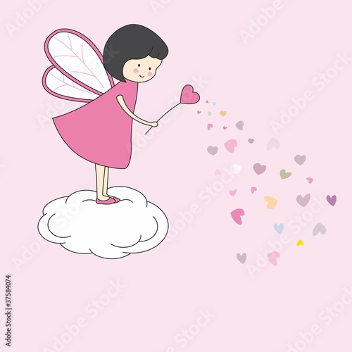 Hada con una marita mágica