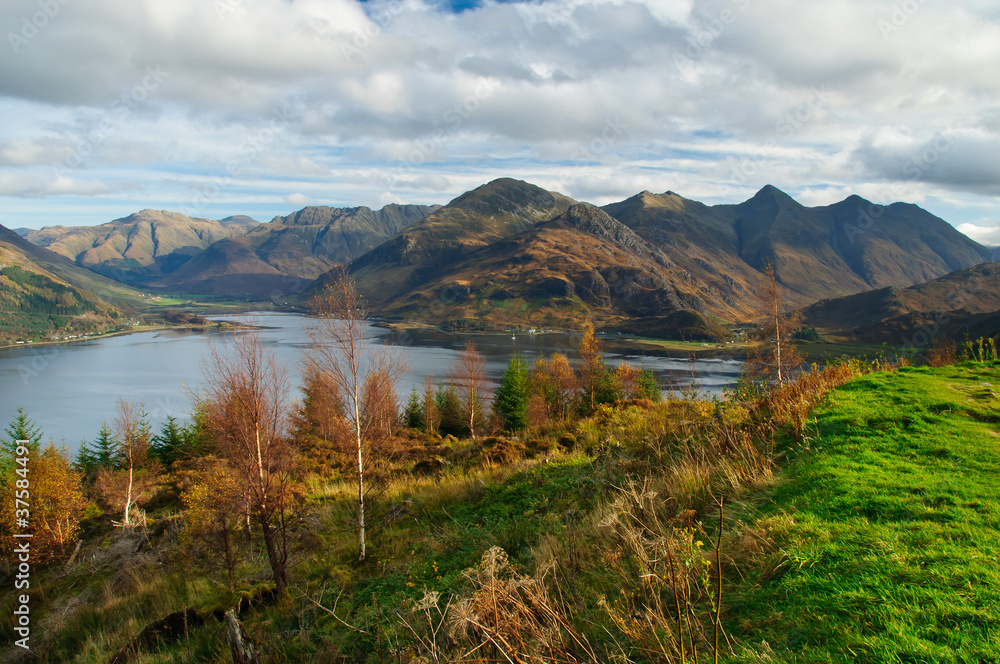 Scottish Highlands in autumn colours