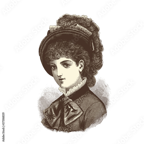 Jeune fille au chapeau
