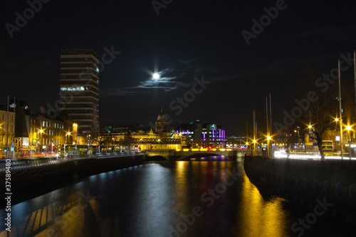 Photography Dublin City Night