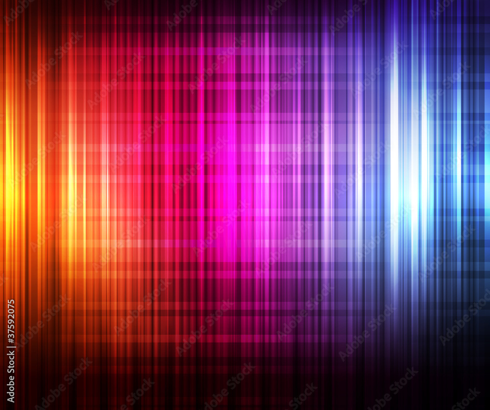 Neon abstract lines design on dark background vector