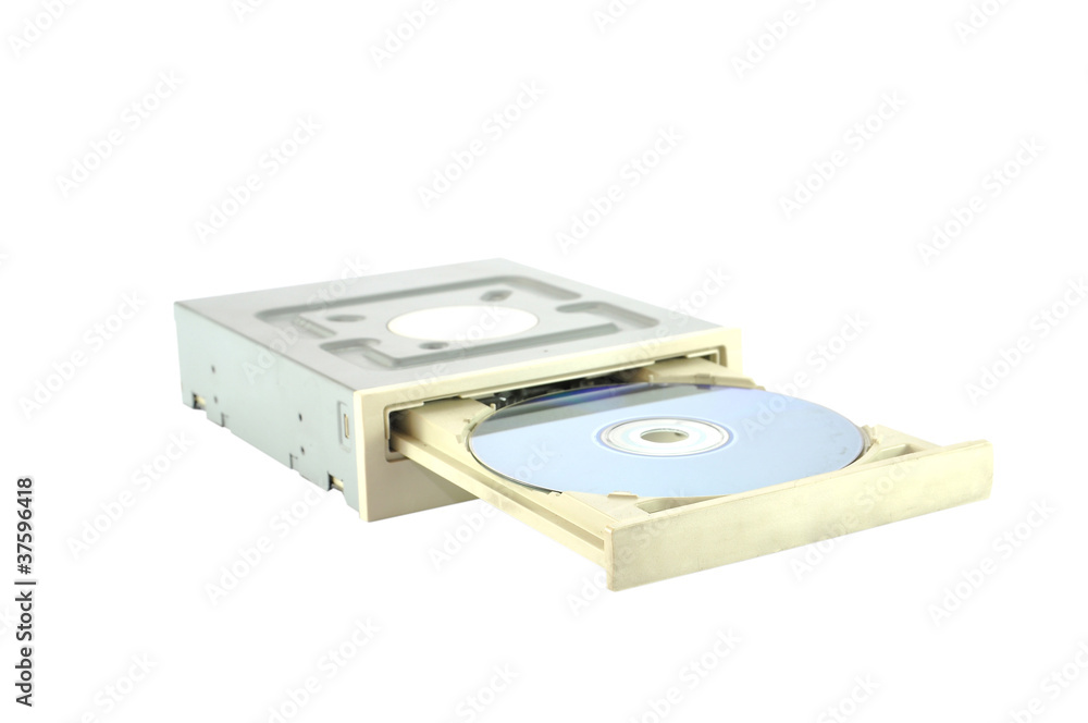 DVD drive with DVD disk DVD drive with DVD disk