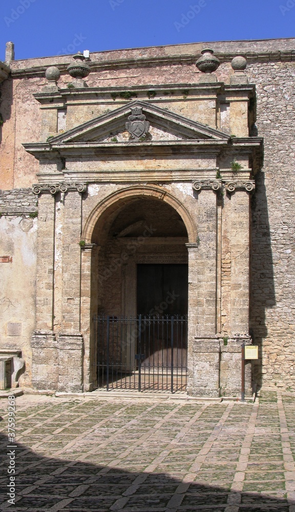 Obraz premium Erice, chiesa