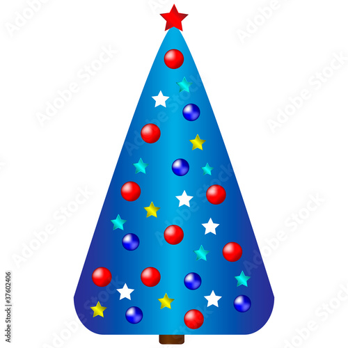 Decorated christmas tree