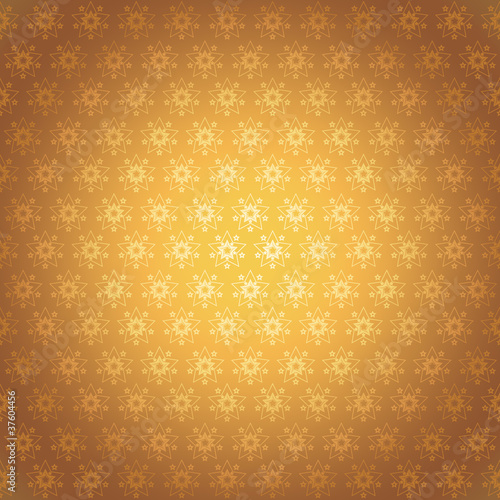Seamless pattern wallpaper golden stars