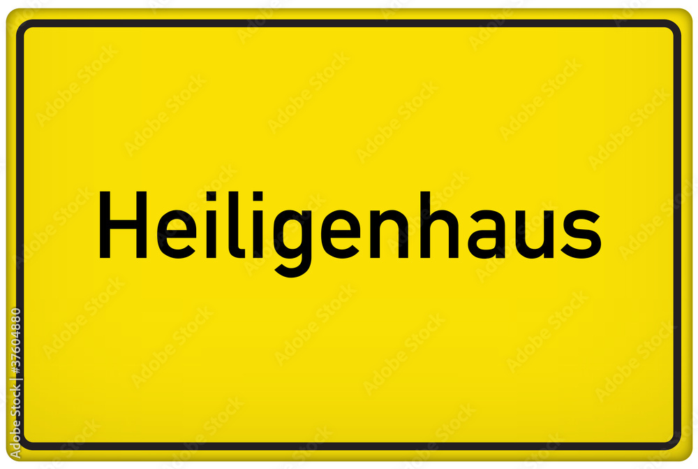 Ortseingangsschild der Stadt Heiligenhaus Ortseingangsschild der Stadt Heiligenhaus