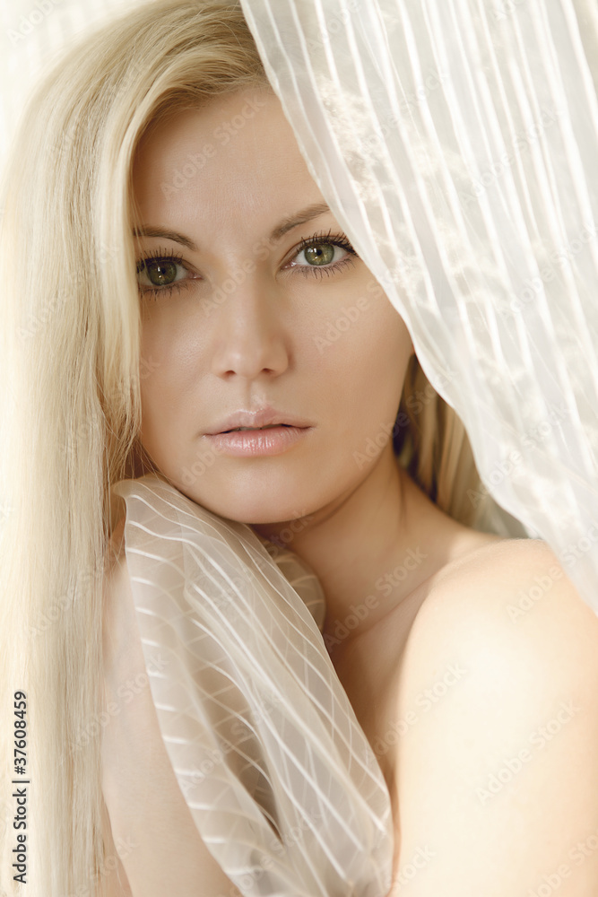 portrait of blond woman