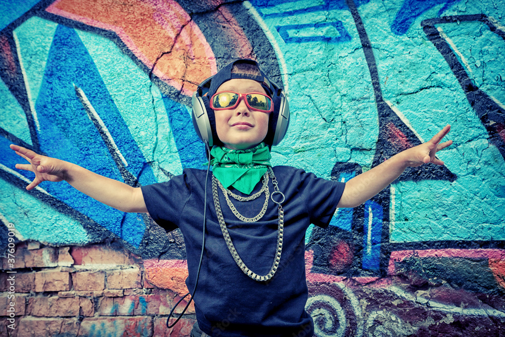 Obraz premium cool kid