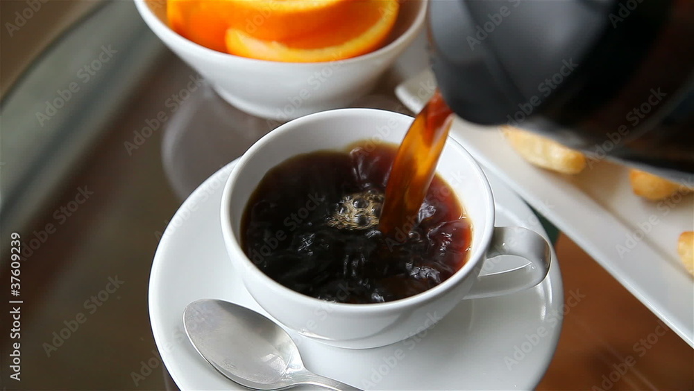 Morning Coffee - Breakfast on the table Morning Coffee - Breakfast on the table