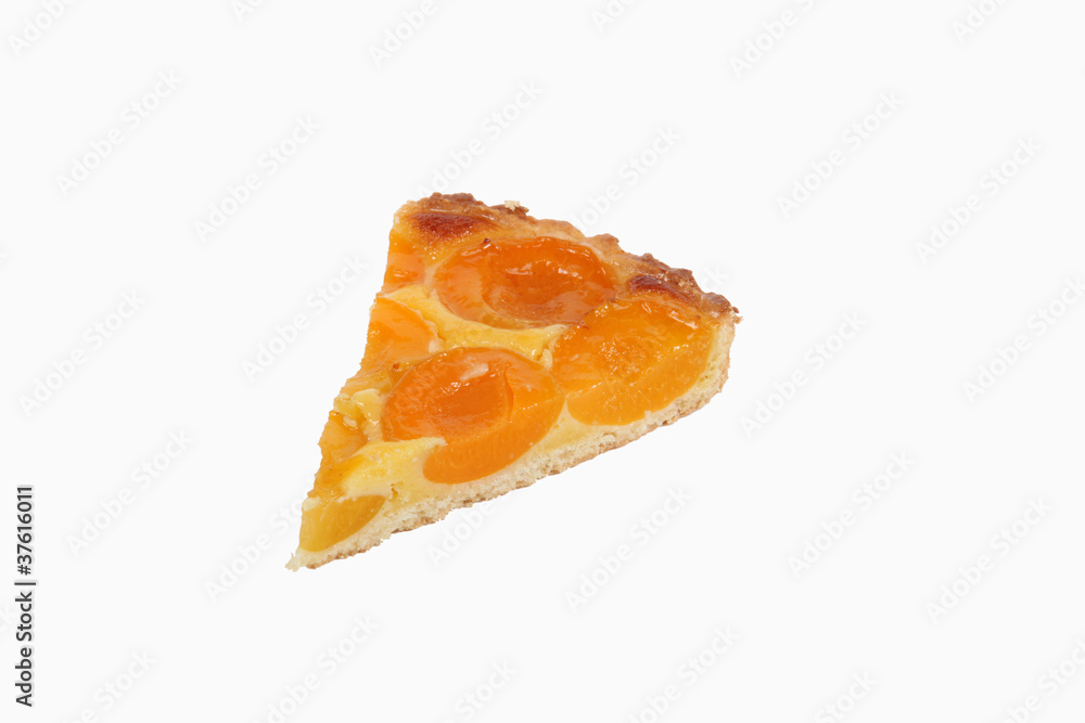 Slice of apricot tart Slice of apricot tart