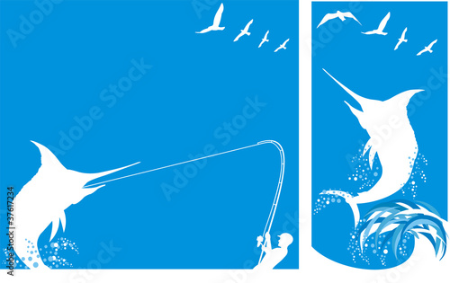 deep sea fishing - background