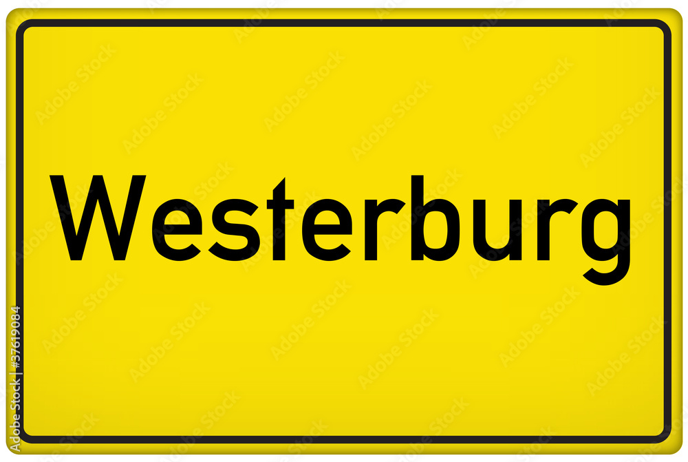 Ortseingangsschild der Stadt Westerburg Ortseingangsschild der Stadt Westerburg