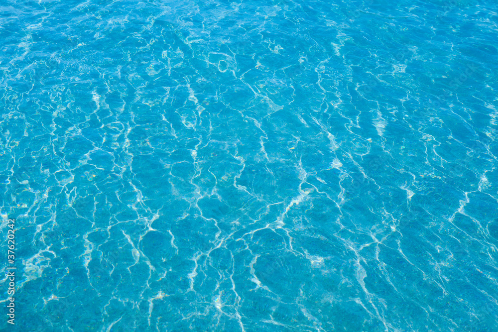 blue ocean water surface